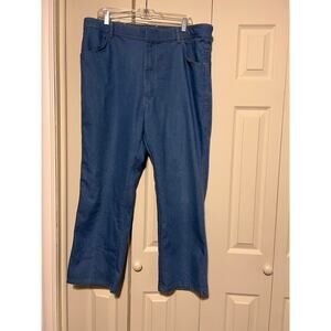 Vintage Wrangler Relaxed Fit Jeans Mens 42x29 Blue Denim EUC